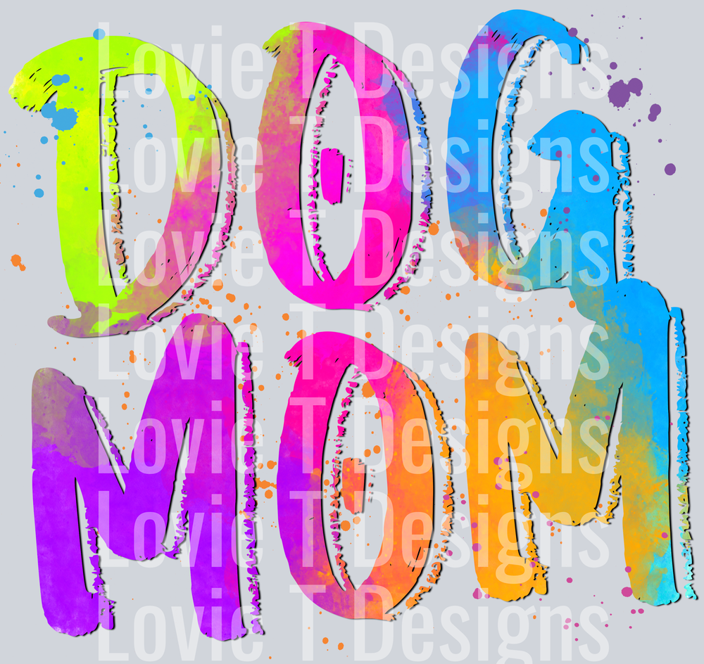 NEON MASCOTS Dog Mom