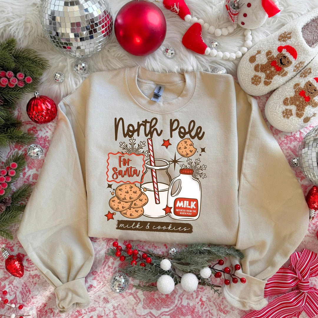 NORTH POLE MILK AND COOKIES
