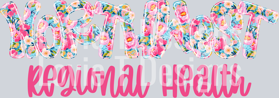 NORTHWEST REGIONAL HEALTH PREPPY FUNKY DOODLE