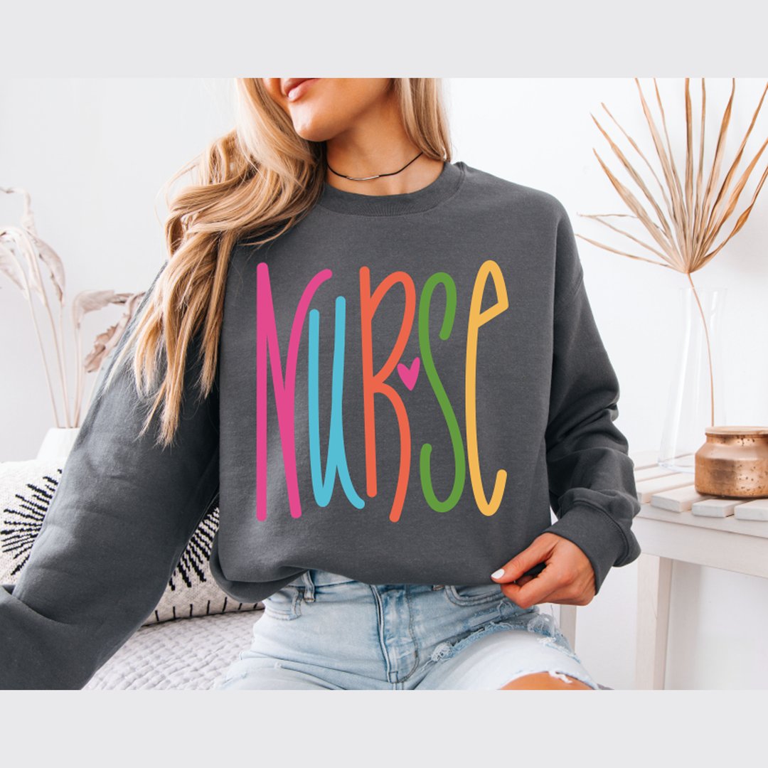 Nurse Bright Lettering – DTF Transfer