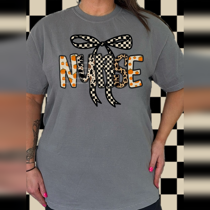 Nurse Fall Bow – DTF Transfer