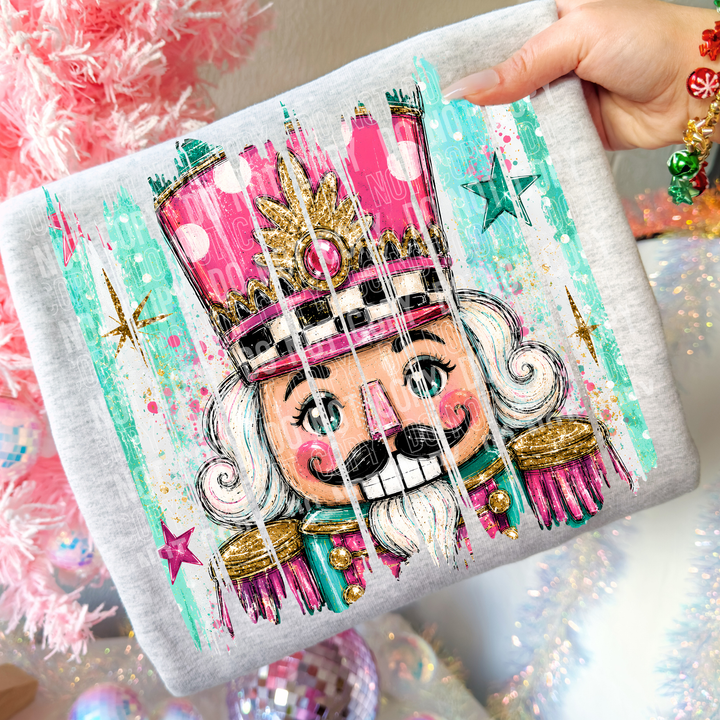Nutcracker Brush Christmas DTF transfer mockup