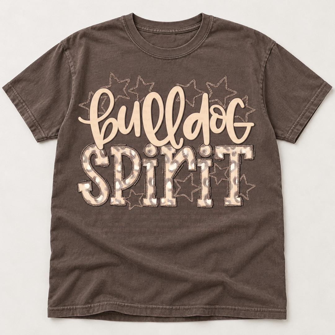 Neutral Leopard Spirit customizable DTF transfer mockup