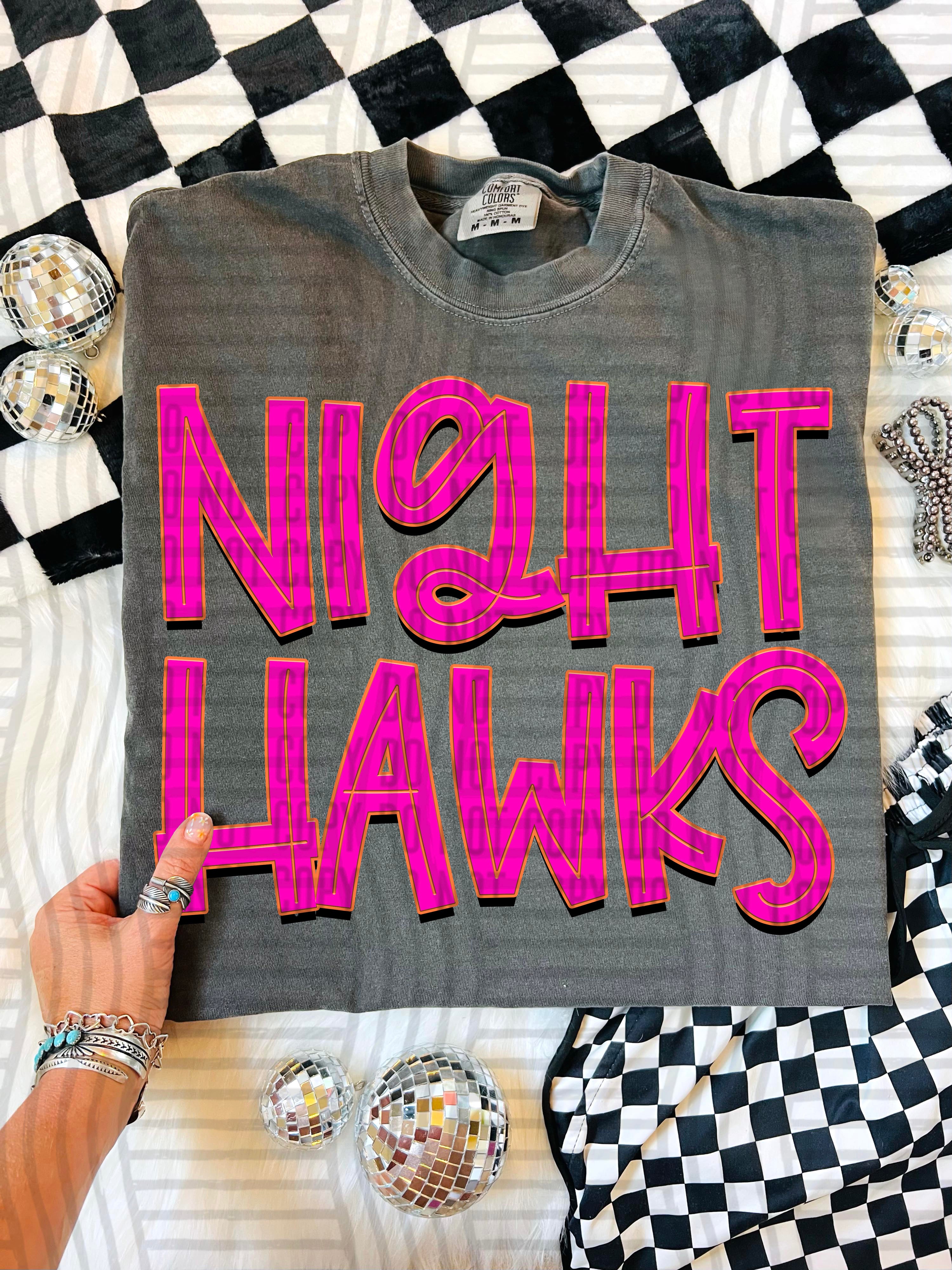 Pink Punch Night Hawks design