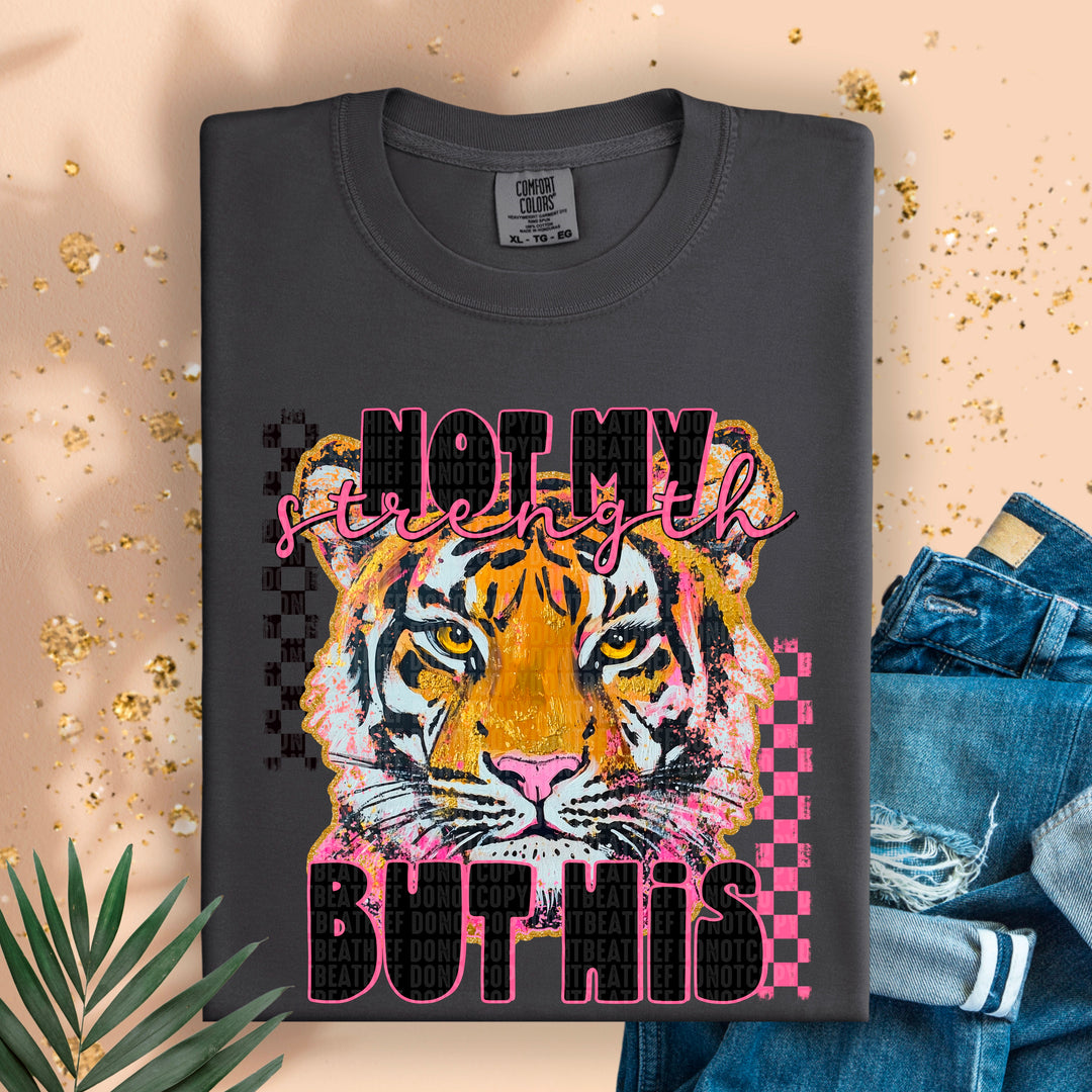 NOT MY STRENGTH BUT HIS