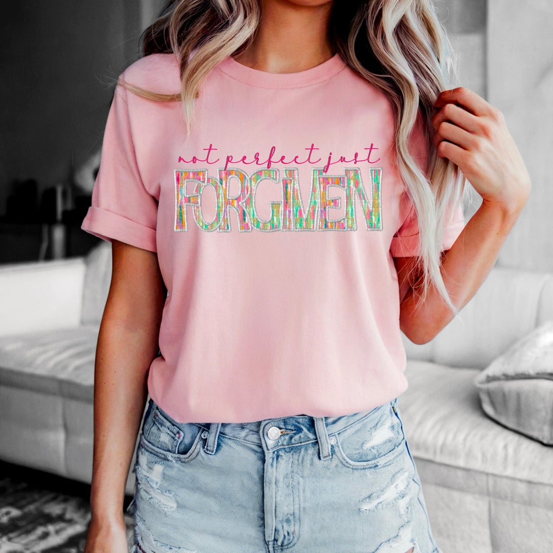 Not Perfect Not Perfect Just Forgiven - Lovie T Designs