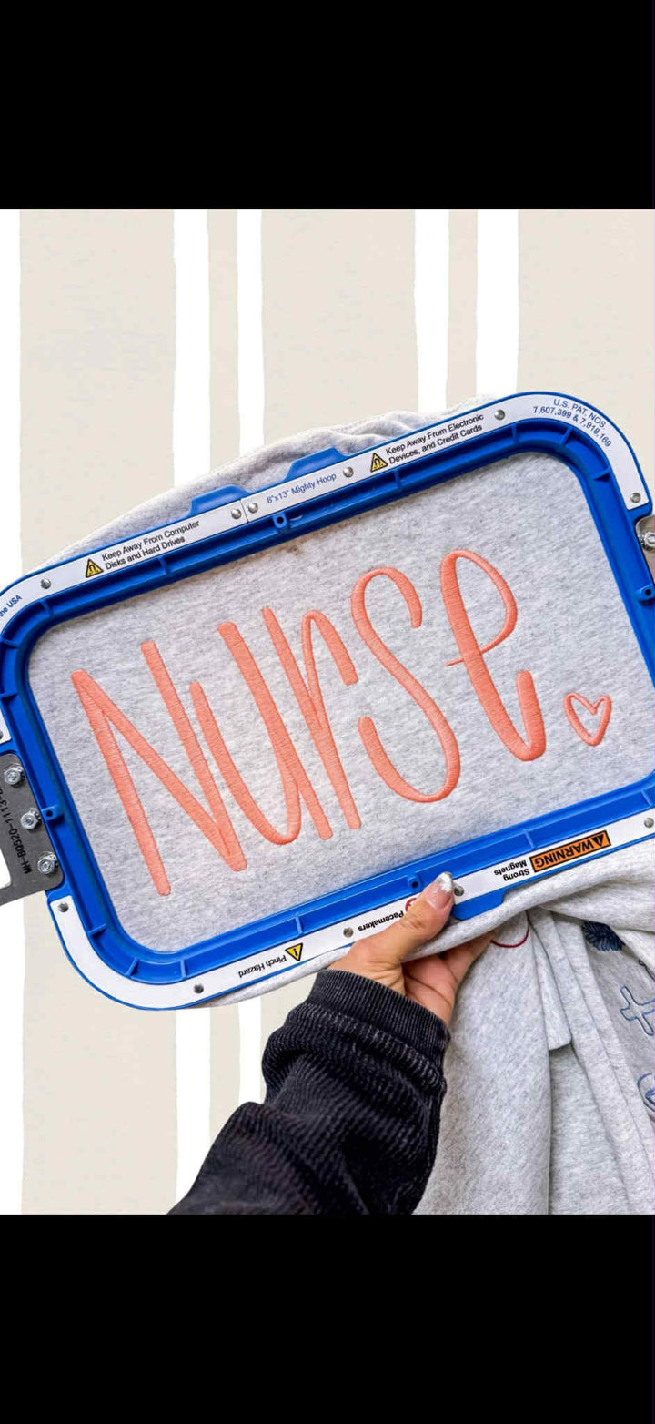 Nurse Embroidery Crewneck