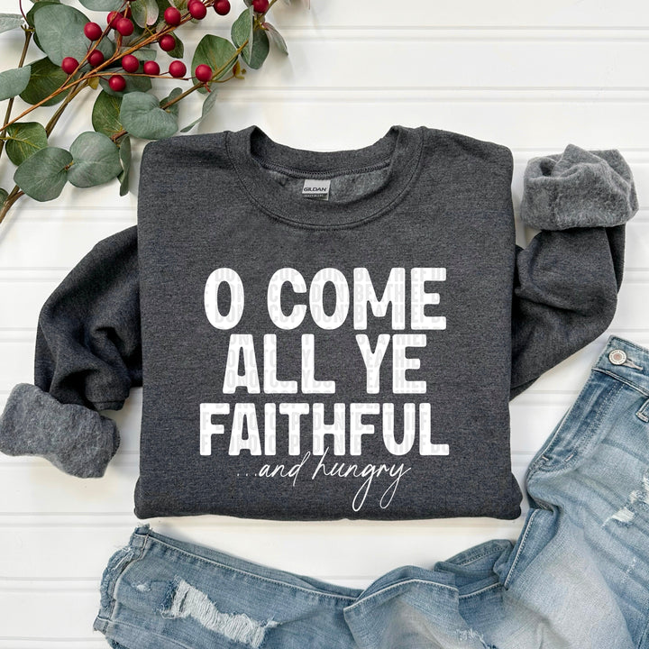 O COME ALL YE FAITHFUL WHITE