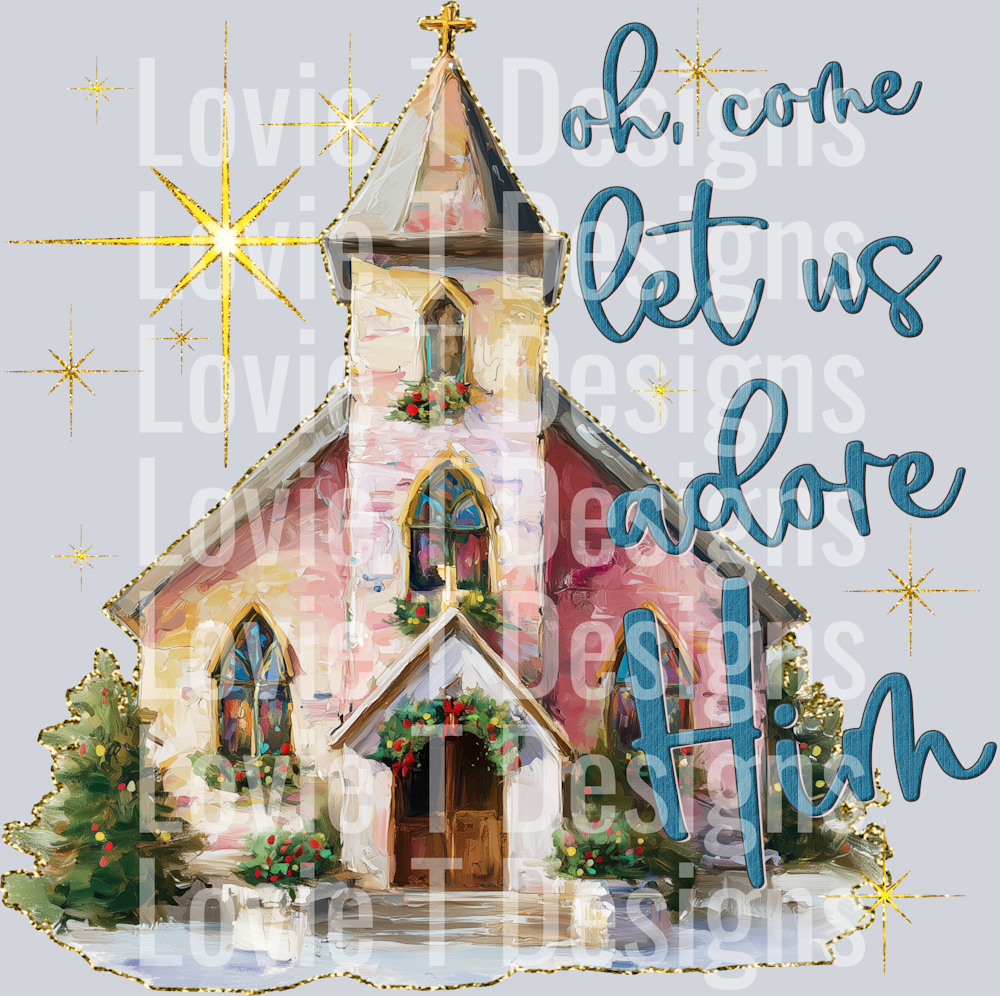 OH COME LET US ADORE HIM CHURCH VERSION