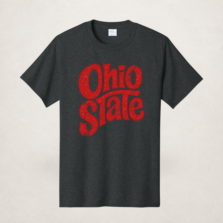 $8 Black Heather Tee – Upload Your Design