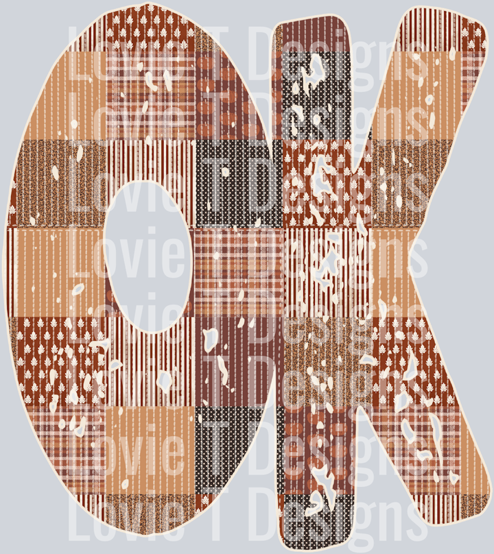 OK Quilted Distressed Browns