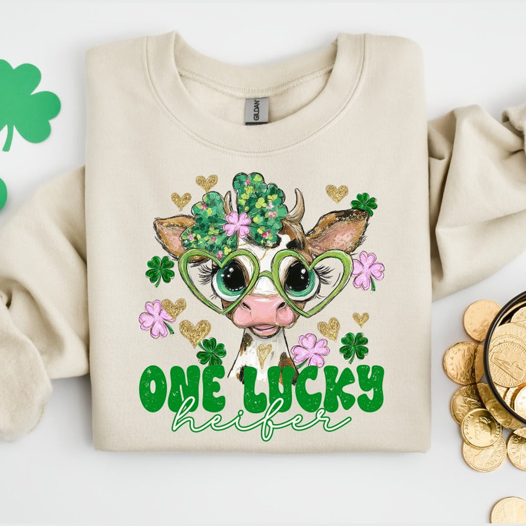 One Lucky Heifer – DTF Transfer