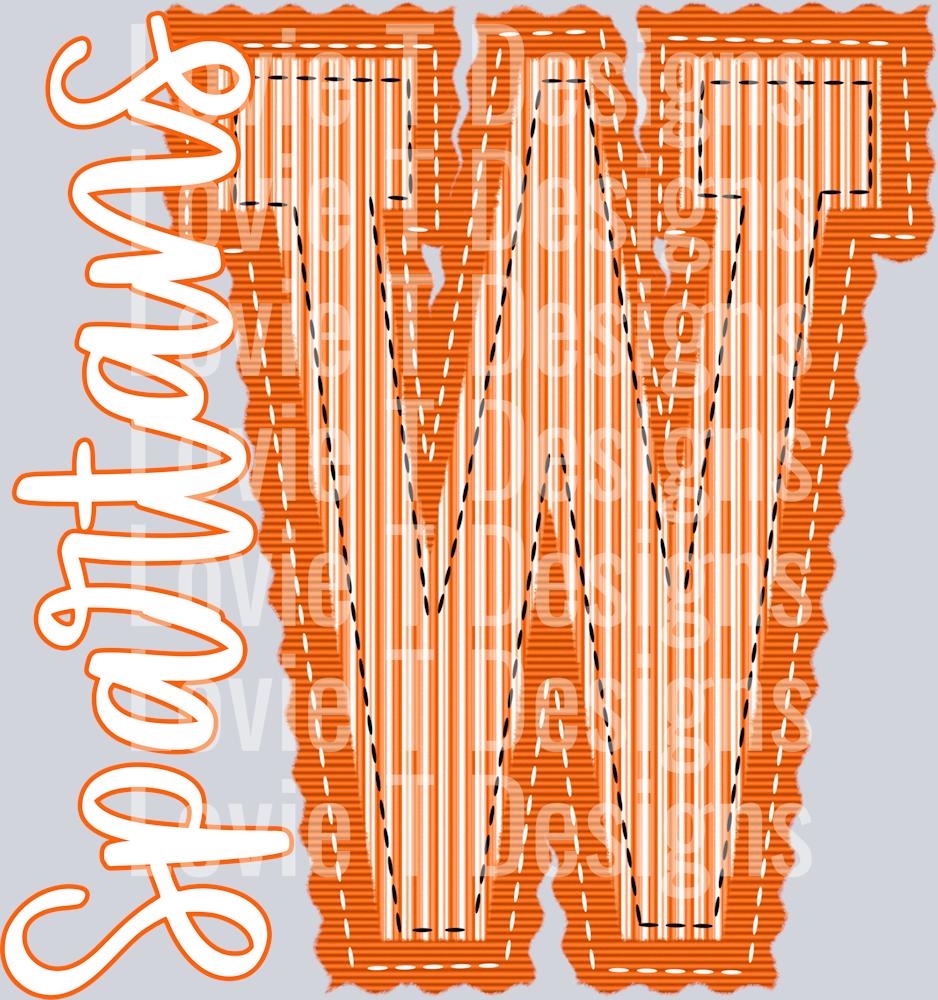 ORANGE BASE AND ORANGE TOP W SPARTANS