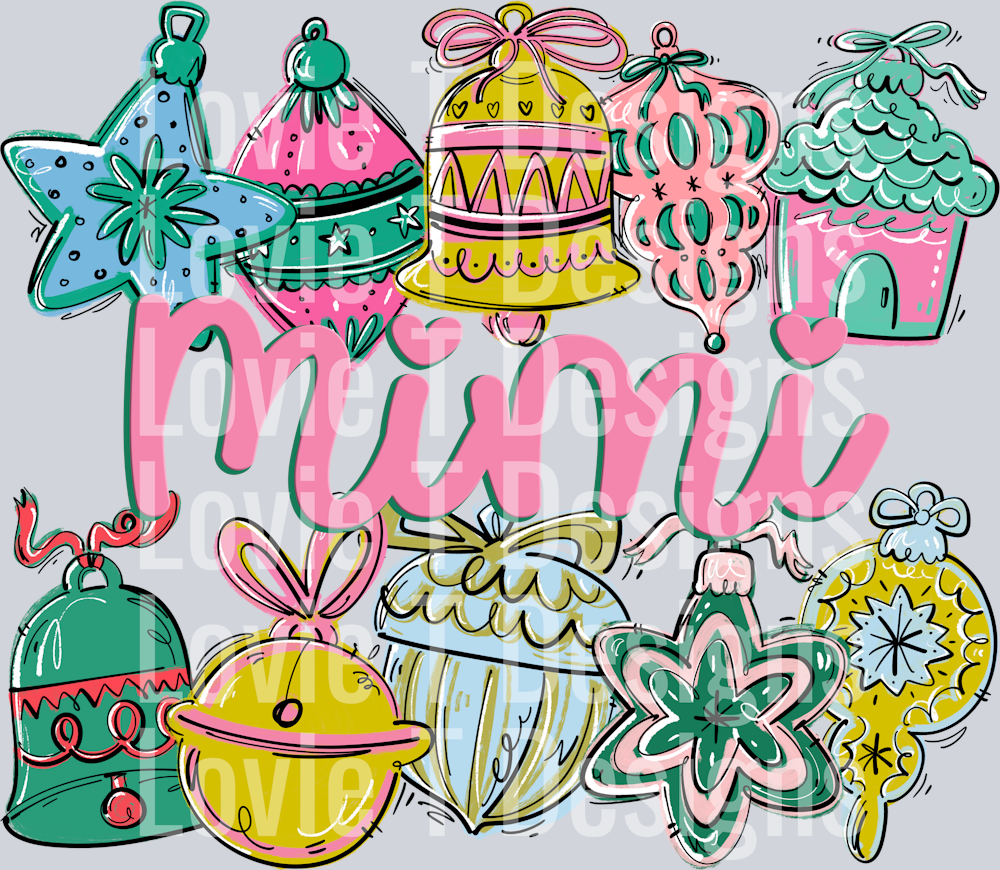 ORNAMENT NAME FRAME MIMI
