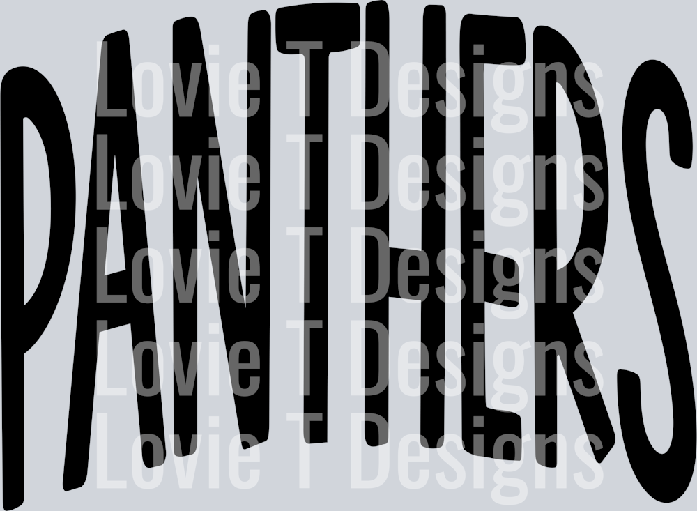 OVERSIZED MASCOTS PANTHERS