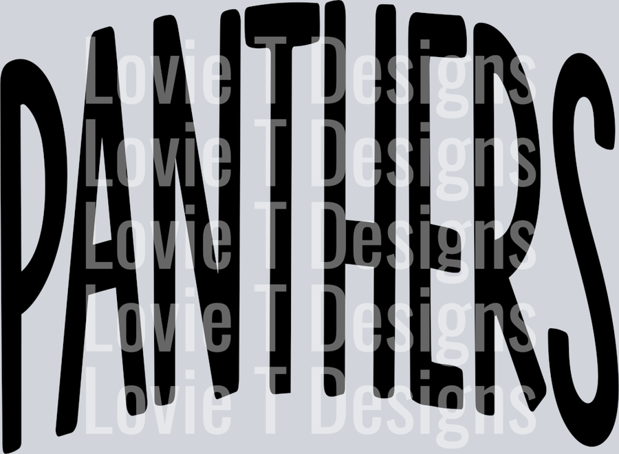 OVERSIZED MASCOTS PANTHERS