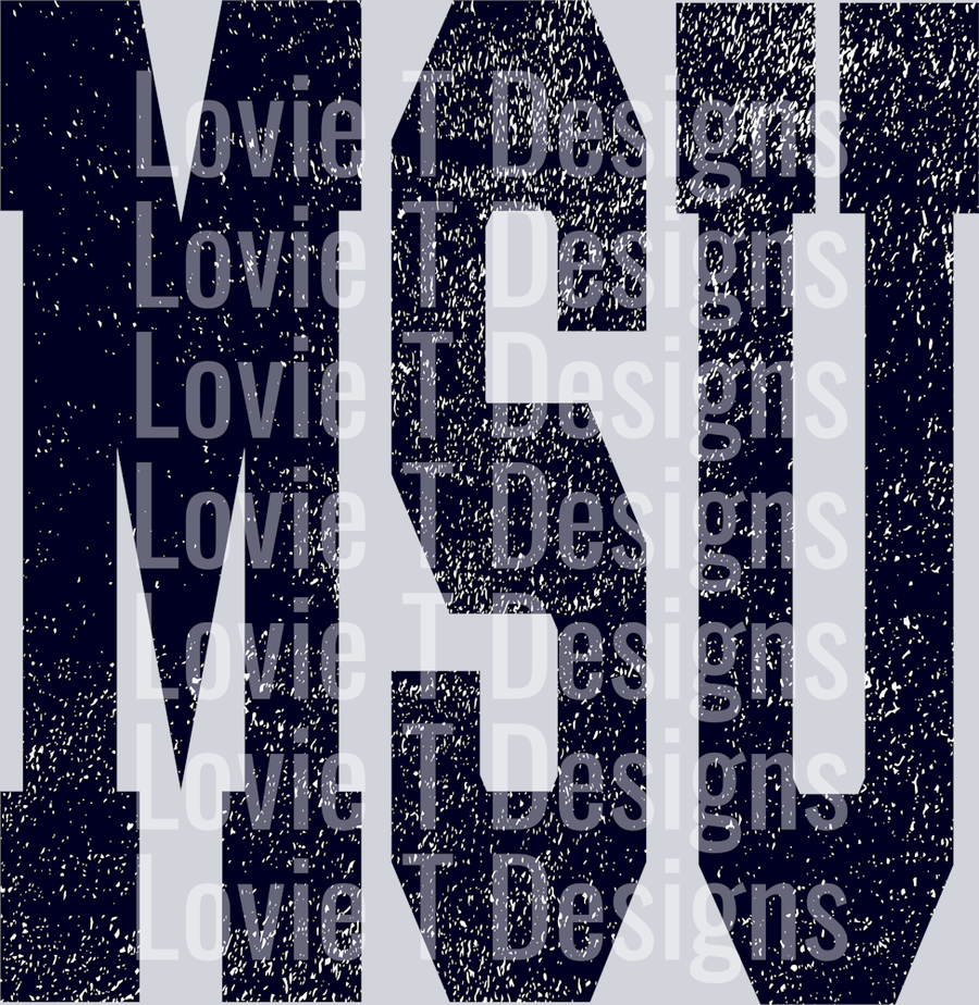OVERSIZED MSU NAVY