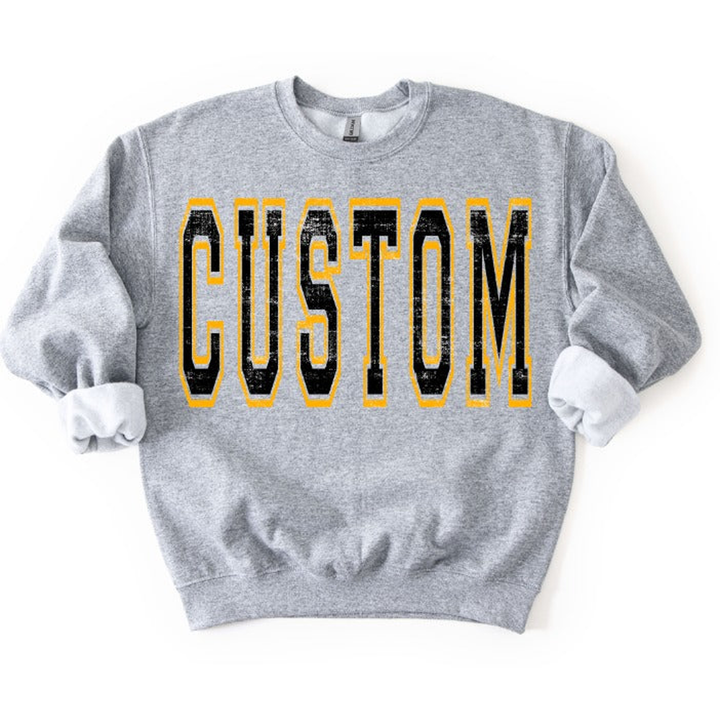 Oversized Varsity Style – DTF Transfer