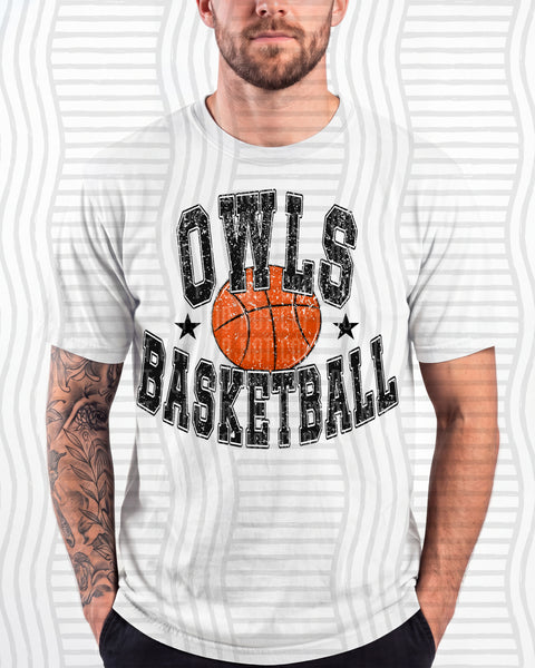 Basketball Varsity Mascots Owls design