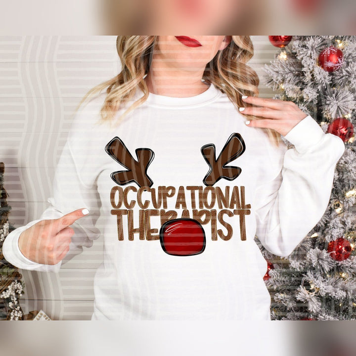 Occupational Therapist Deer Antler School Staff DTF transfer