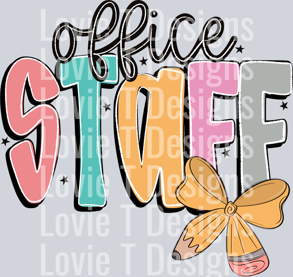 Office Staff  Doodle Bow