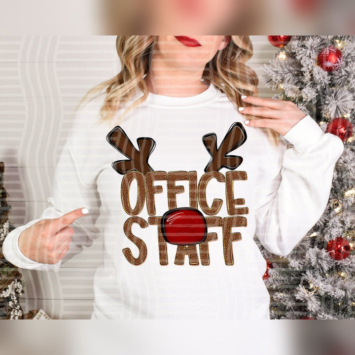 Office Staff Deer Antler School Staff DTF transfer