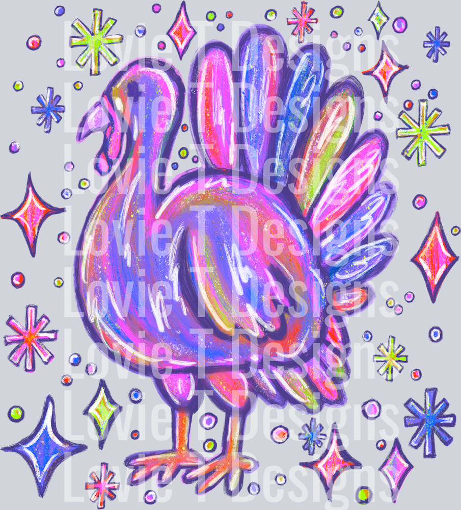 Oil_Pastel_Turkey_Stars_Bright