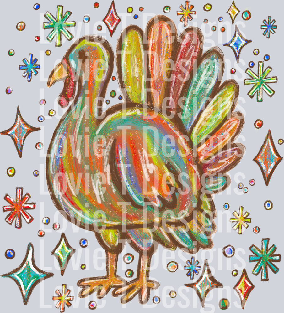 Oil_Pastel_Turkey_Stars_Traditional
