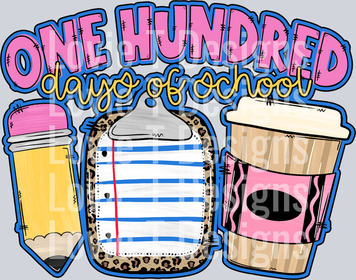 2024 KayndiDesigns 01.24 One Hundred Days of School