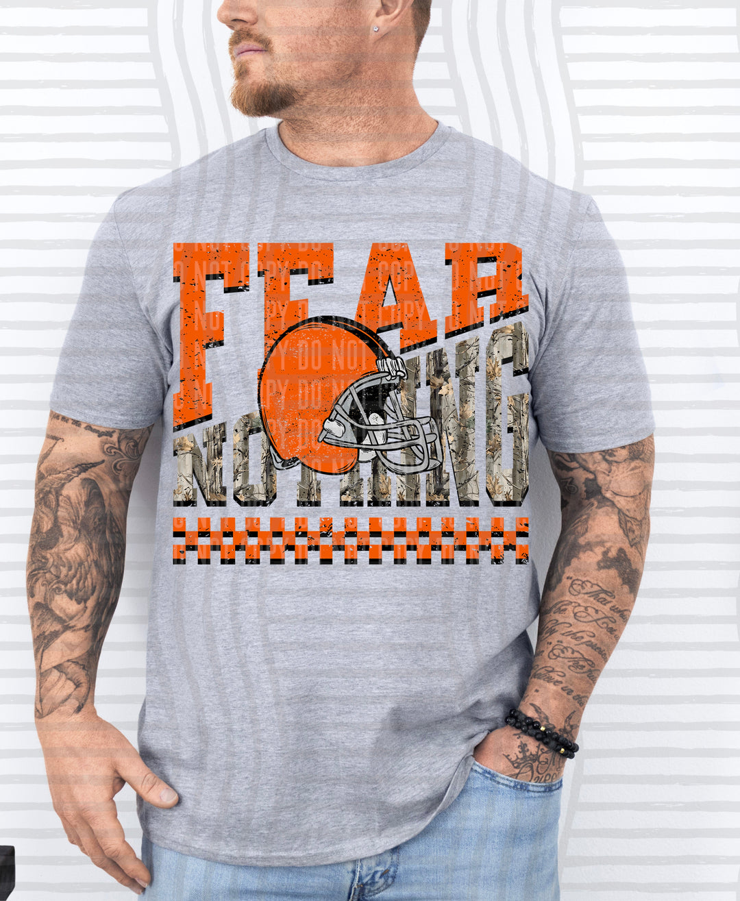 Fear Nothing Orange – Completed Tee