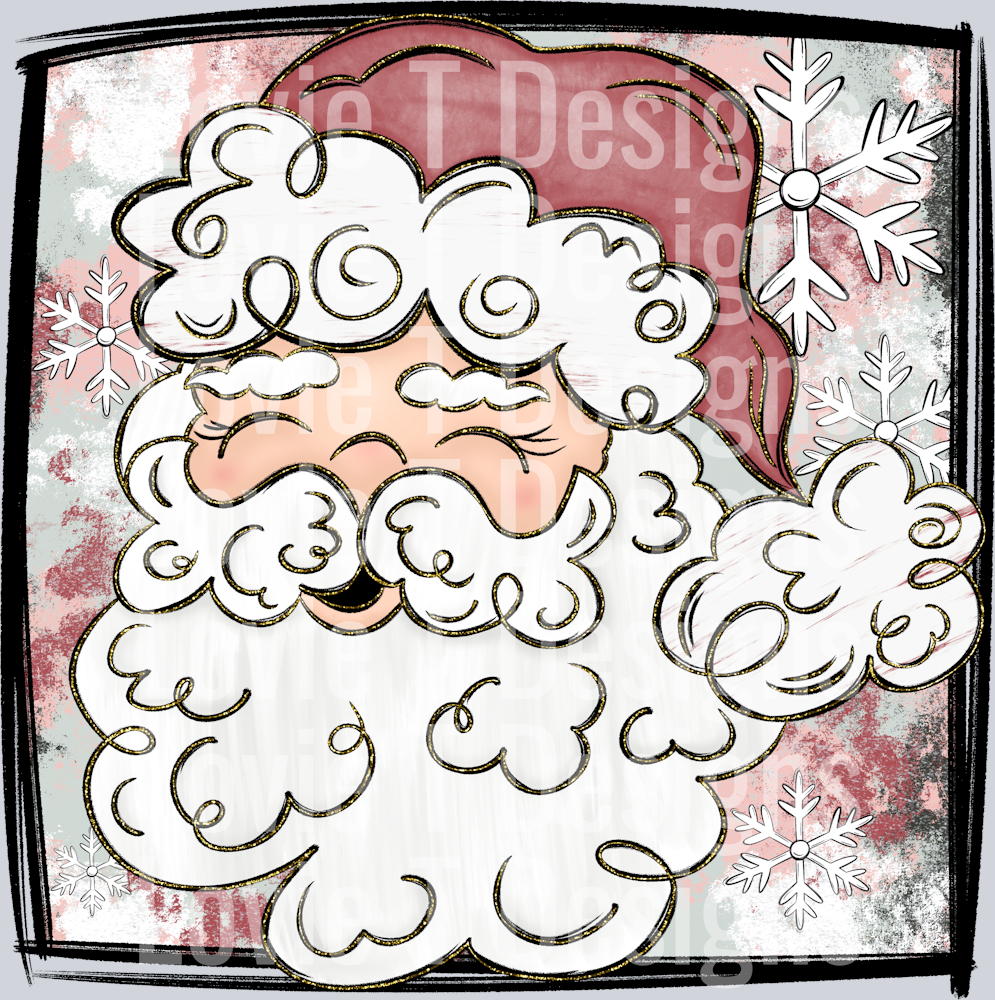 Paint Splash Santa