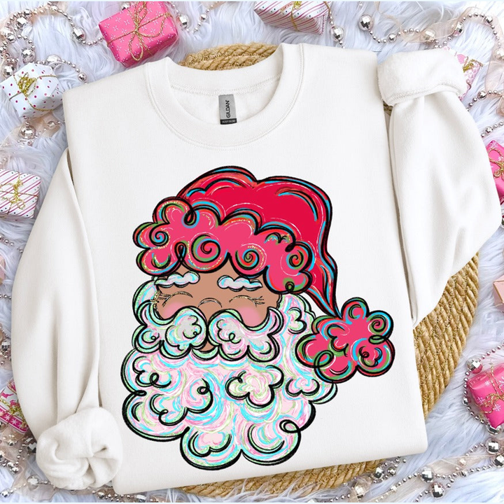 Painted Santa – DTF Transfer