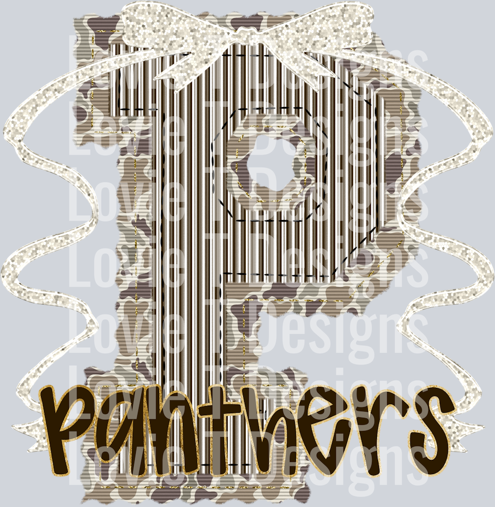 PANTHERS CAMO SEERSUCKER WITG RIBBON