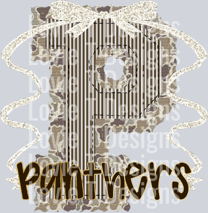 PANTHERS CAMO SEERSUCKER WITG RIBBON
