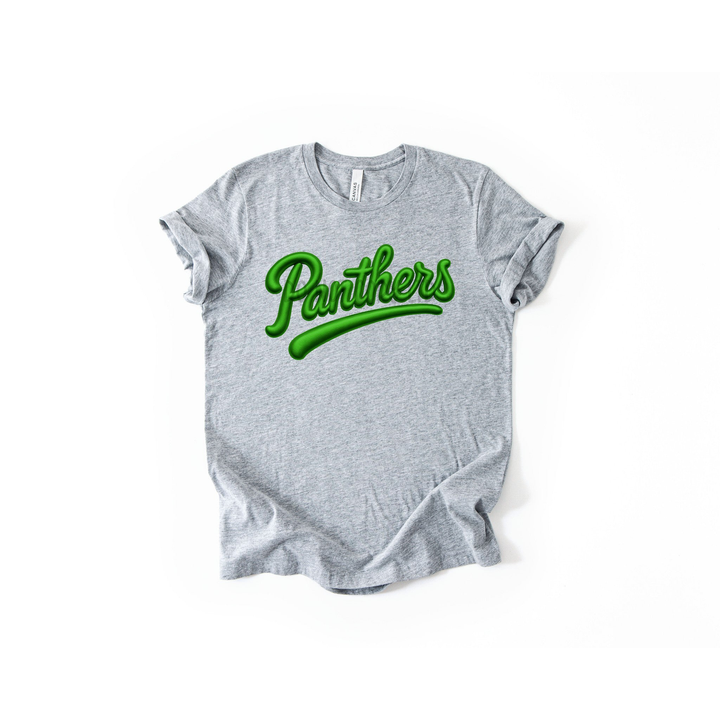 Panthers Faux Puff Green – DTF Transfer
