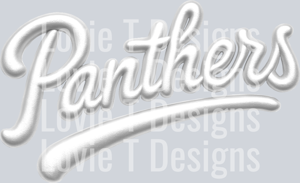 PANTHERS FAUX PUFF WHITE