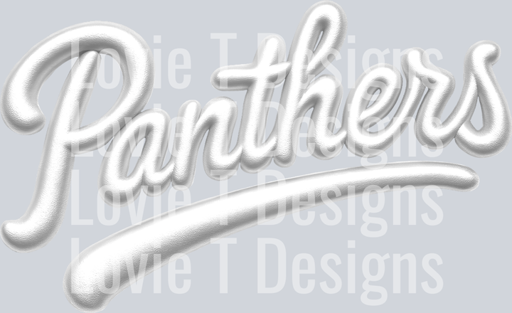 PANTHERS FAUX PUFF WHITE