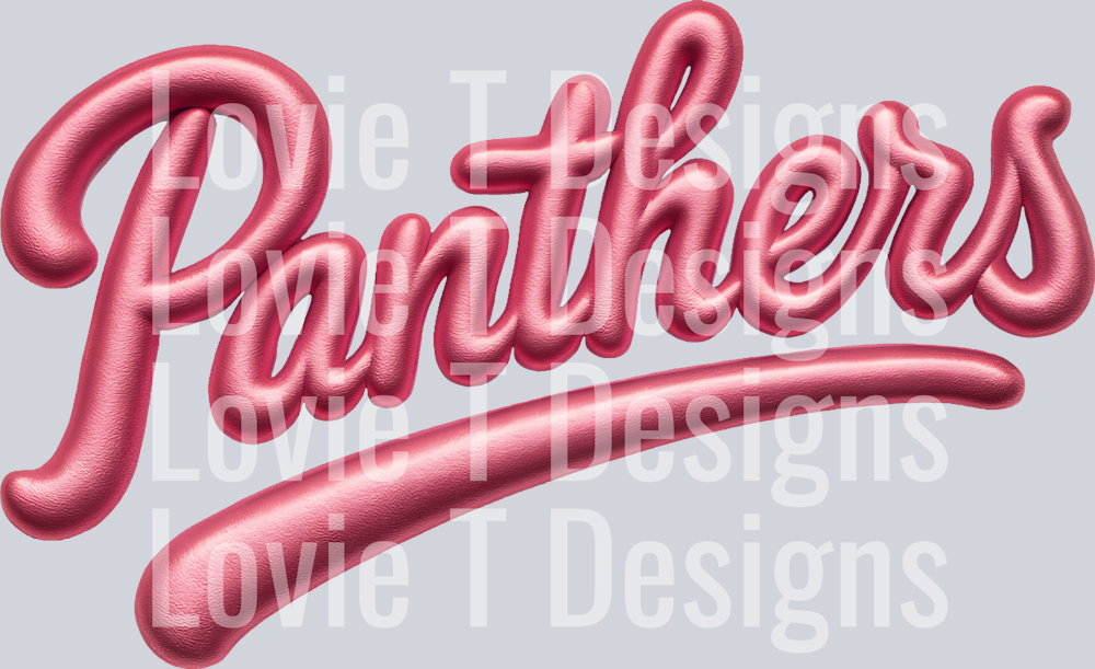 PANTHERS FAX PUFF PINK