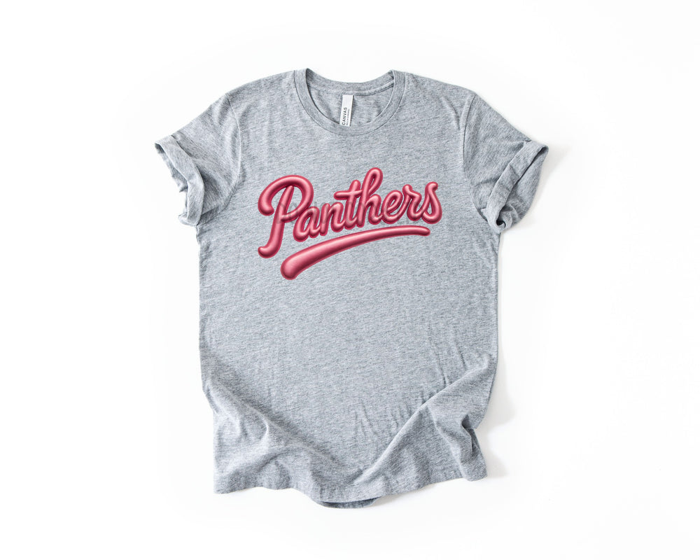 Panthers Fax Puff Pink DTF transfer design – image 1