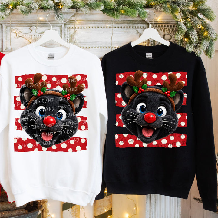 Panther Reindeer Spirit Mascots DTF transfer