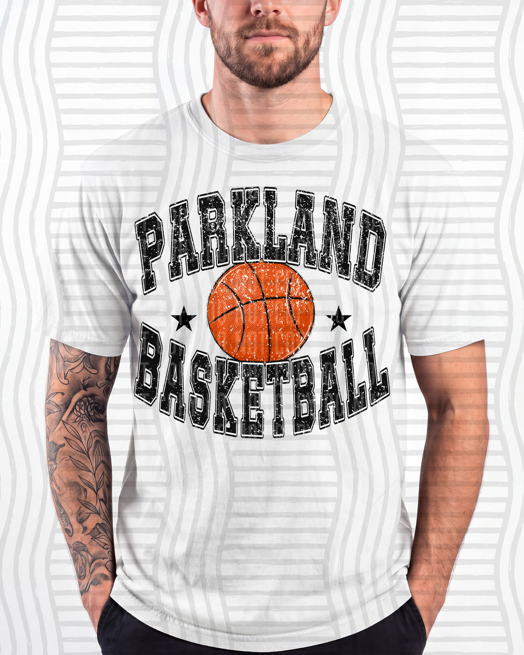 Parkland Basketball Varsity Mascots DTF transfer