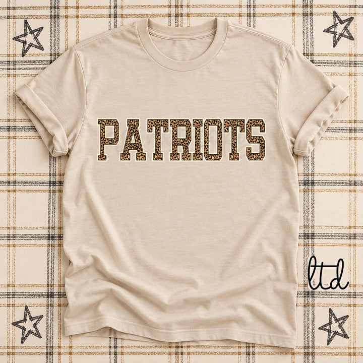 Patriots Dark Leopard Mascots DTF transfer mockup