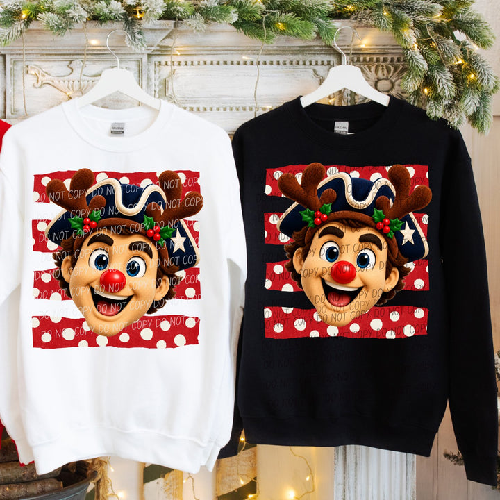Patriot Reindeer Spirit Mascots DTF transfer