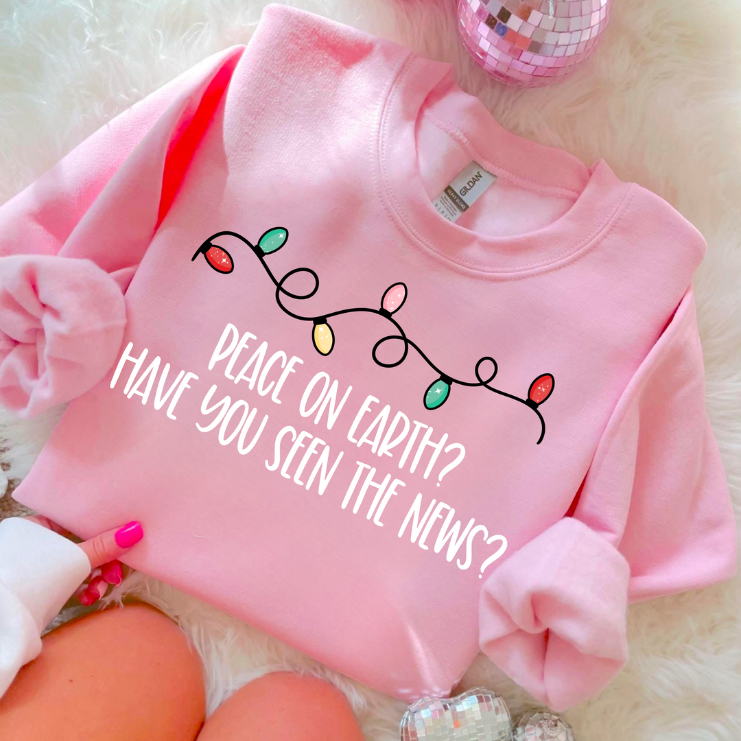 PEACE ON EARTH WHITE