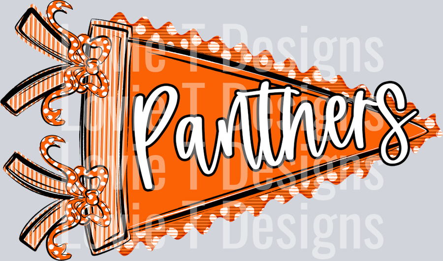 PENDANT ORANGE PANTHERS