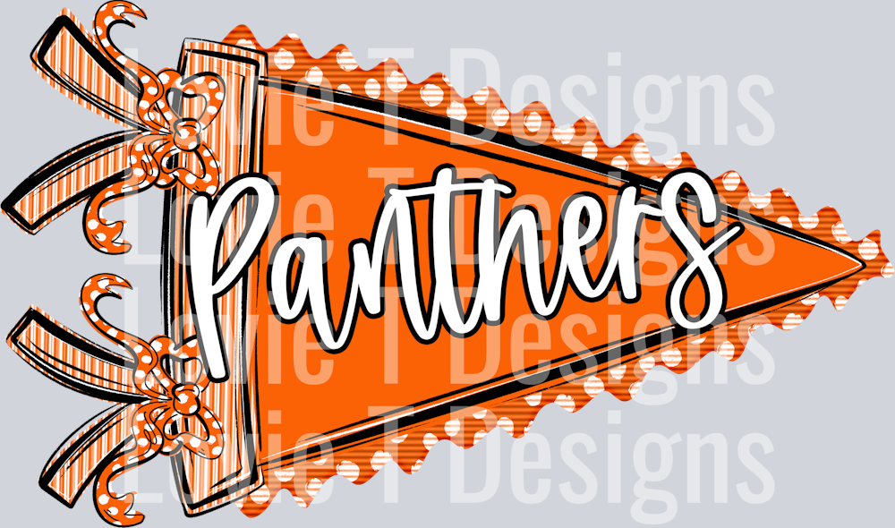 PENDANT PREPSTER ORANGE PANTHERS