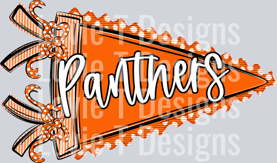 PENDANT PREPSTER ORANGE PANTHERS