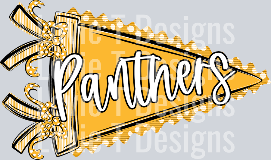 PENDANT YELLOW PANTHERS