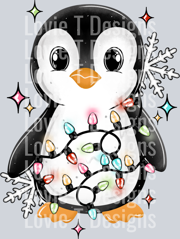 Penguins_And_Christmas_Lights_