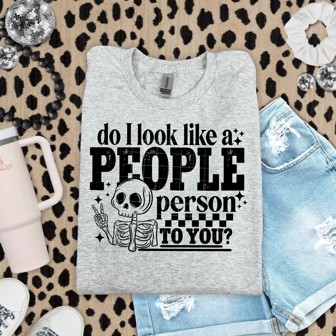People Person Single Color DTF transfer design – image 1
